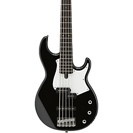 Yamaha BB235 5-String Electric Bass Vintage White Black Pearl Pi... Yamaha BB235 5-String Electric Bass Black White Pickguard