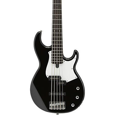 Yamaha Bb235 5-String Electric Bass Black White Pickguard for sale