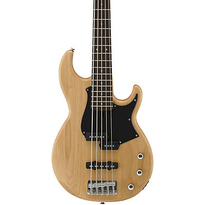 Yamaha Bb235 5-String Electric Bass Natural Satin Black Pearl Pickguard for sale
