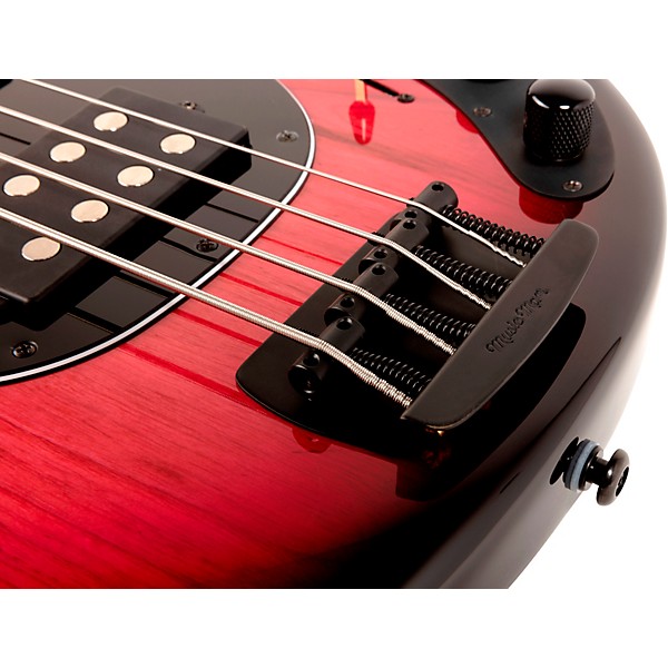 Ernie Ball Music Man StingRay Special HH Ebony Fingerboard Electric Bass Raspberry Burst