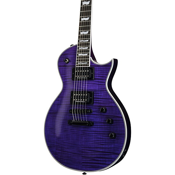 ESP LTD EC-1000FM Electric Guitar See-Thru Purple