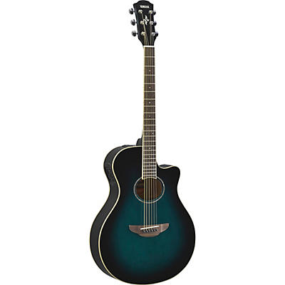 Yamaha Apx600 Acoustic-Electric Guitar Oriental Blue Burst for sale