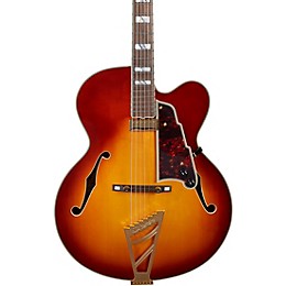 D'Angelico Excel EXL-1 Hollowbody Electric Guitar With Stairstep Tailpiece Iced Tea Burst