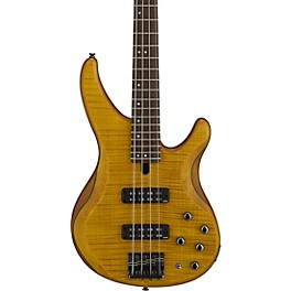 Yamaha TRBX604 Electric Bass Translucent Black Yamaha TRBX604 Electric Bass Matte Amber