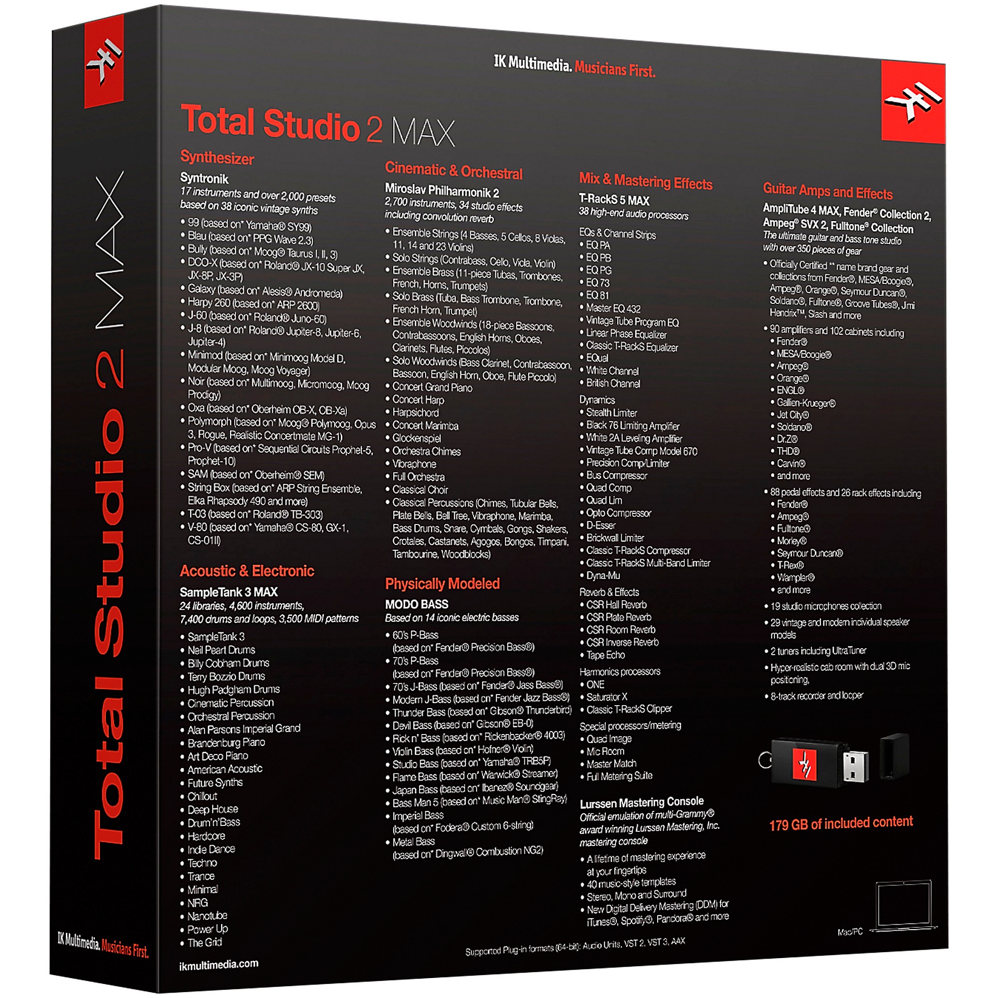 IK Multimedia Total Studio 2 MAX (Boxed Version) | Guitar Center