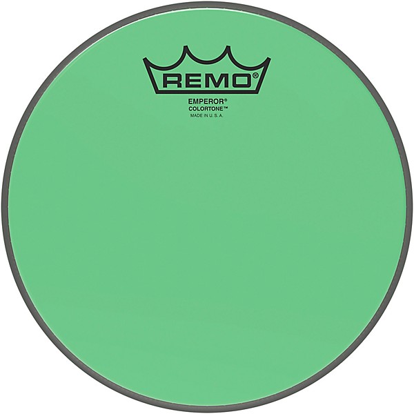Remo Emperor Colortone Green Drum Head 8 in.
