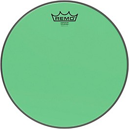 Remo Emperor Colortone Green Drum Head 14 in. Remo Emperor Colortone Green Drum Head 12 in.