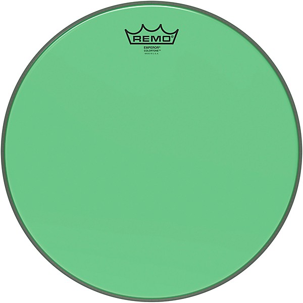 Remo Emperor Colortone Green Drum Head 14 in.