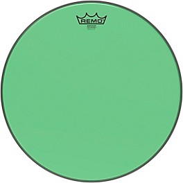 Remo Emperor Colortone Green Drum Head 14 in. Remo Emperor Colortone Green Drum Head 15 in.