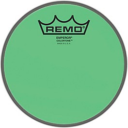 Remo Emperor Colortone Green Drum Head 15 in. Remo Emperor Colortone Green Drum Head 6 in.