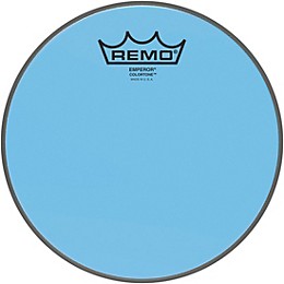 Remo Emperor Colortone Blue Drum Head 8 in.