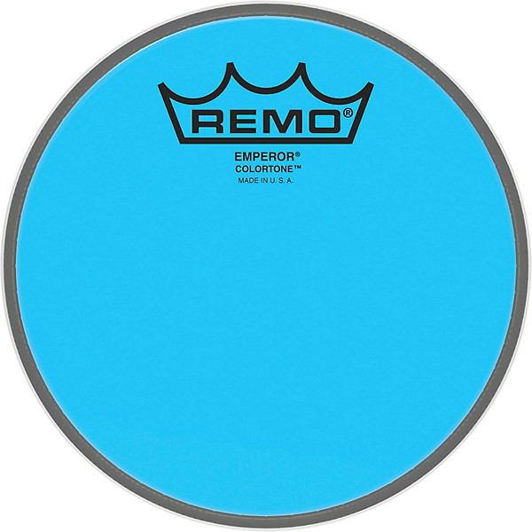 Remo Emperor Colortone Blue Drum Head 6 in.