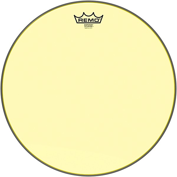Remo Emperor Colortone Yellow Drum Head 15 in.