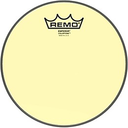 Remo Emperor Colortone Yellow Drum Head 8 in.
