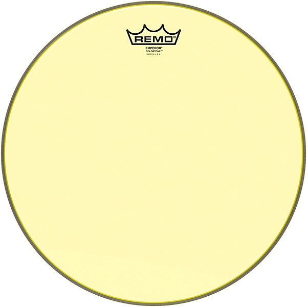 Remo Emperor Colortone Yellow Drum Head 14 in.