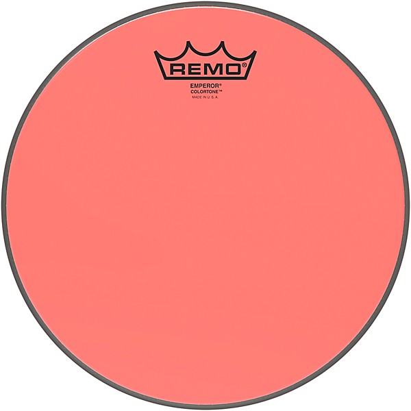 Remo Emperor Colortone Red Drum Head 10 in.