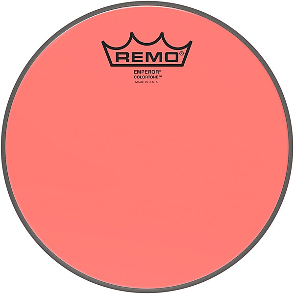 Remo Emperor Colortone Red Drum Head 8 in.