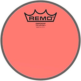 Remo Emperor Colortone Red Drum Head 14 in. Remo Emperor Colortone Red Drum Head 6 in.