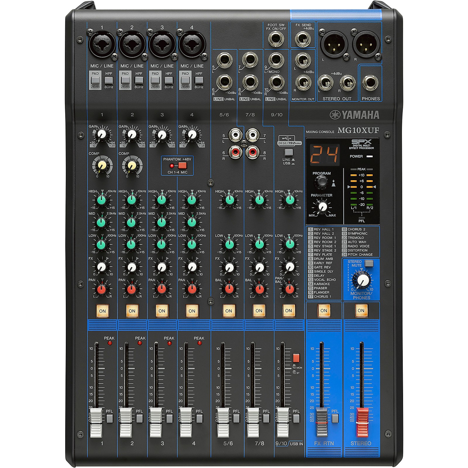 mens læsning erfaring Yamaha MG10XUF 10-Channel Analog Mixer | Guitar Center