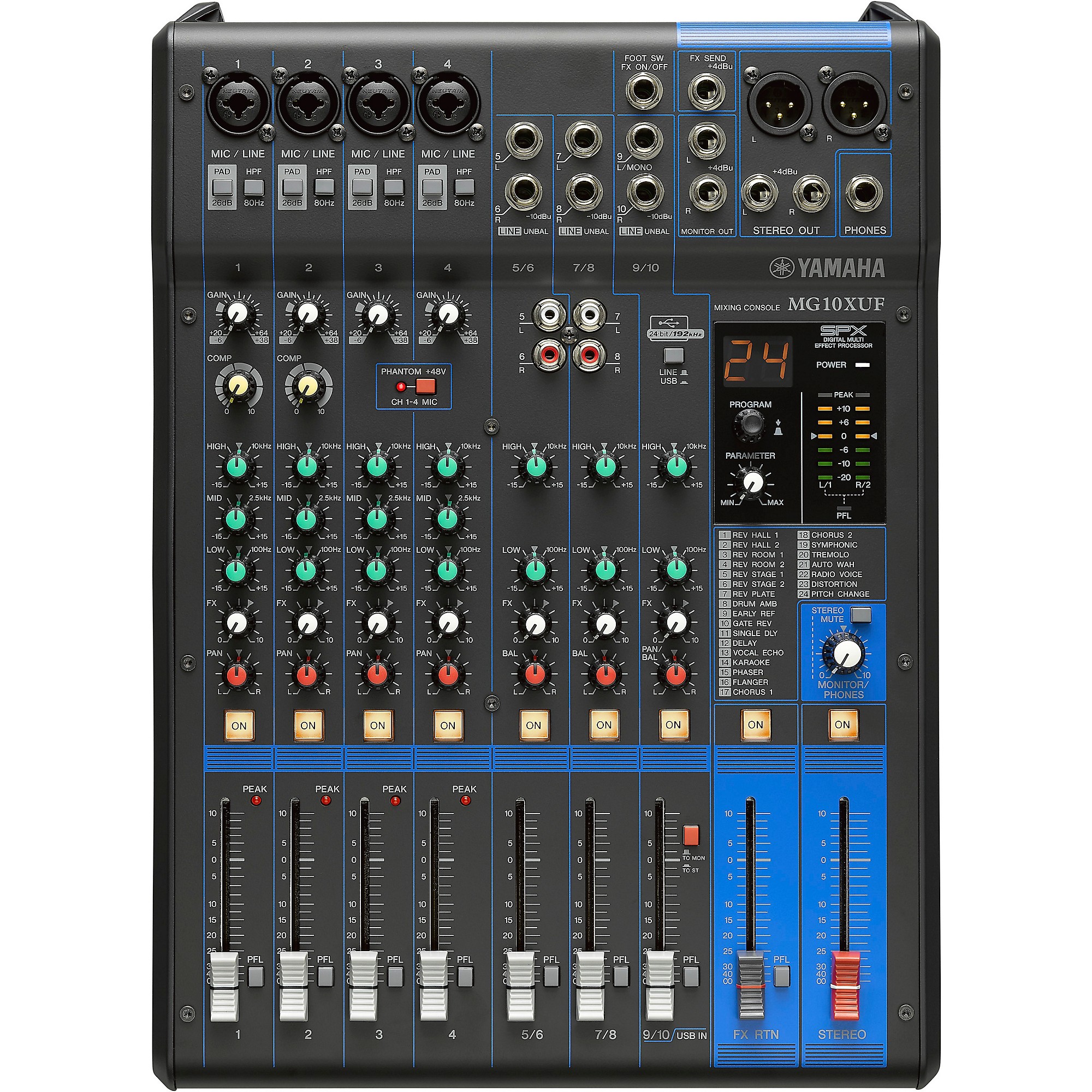 MG10XUF 10-Channel Analog Mixer Guitar Center