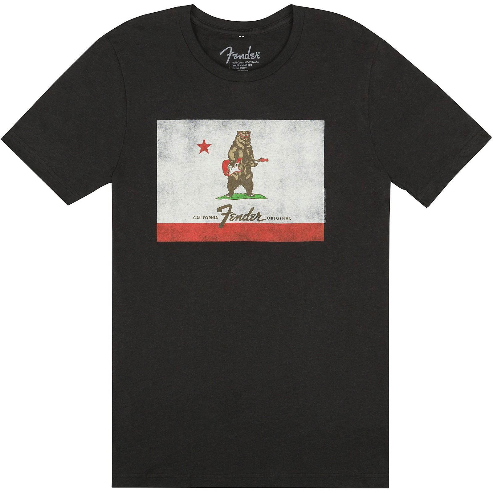 Fender Bear Flag T-Shirt - Black XX Large