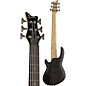Dean Edge 6 Flame Top 6-String Electric Bass Translucent Black Satin