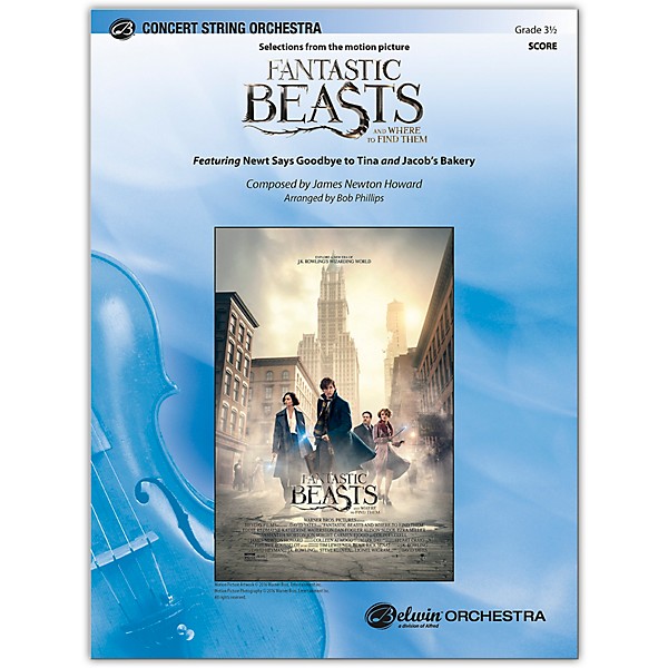 BELWIN Fantastic Beasts and Where to Find Them Conductor Score 3