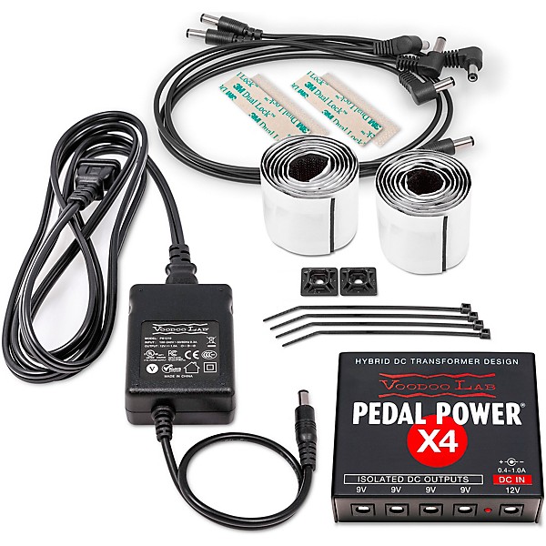 Voodoo Lab Dingbat TINY Pedalboard Power Package With Pedal Power X4