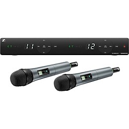 Open Box Sennheiser XSW 1-835 DUAL-A 2-Channel Handheld Wireless System With e 835 Capsules Level 2 A, Black 197881057060