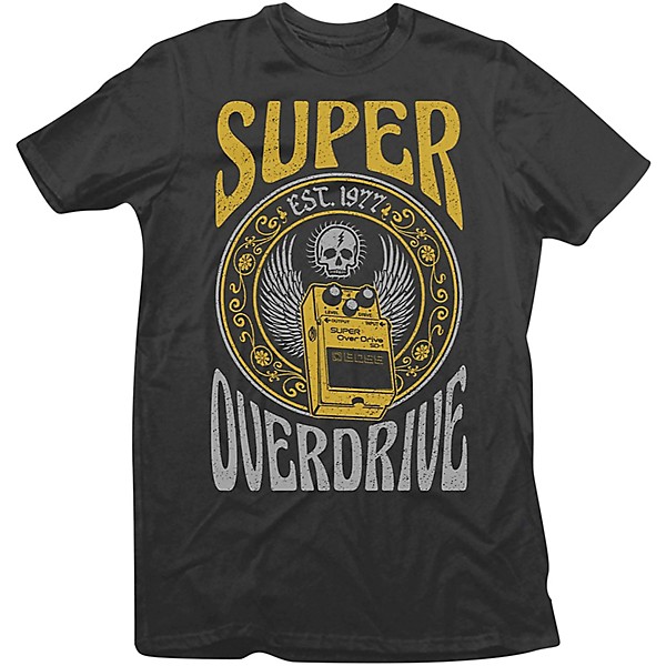 BOSS SD-1 Pedal Crew Neck T-Shirt XX Large Black