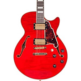 Open Box D'Angelico Excel Series SS Semi-Hollow Electric Guitar with Stopbar Tailpiece Level 2 Cherry 194744110917