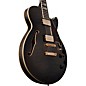 Open Box D'Angelico Excel Series SS Semi-Hollow Electric Guitar with Stopbar Tailpiece Level 2 Gray Black 190839378828