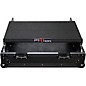 Open Box ProX 10U Top Mount 19" Slanted Black on Black Mixer Case Level 1 10 RU Space Black thumbnail