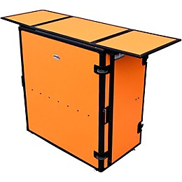 ProX Transformer Series Fold Away DJ Table - Orange/Black (XS-DJSTNRB)