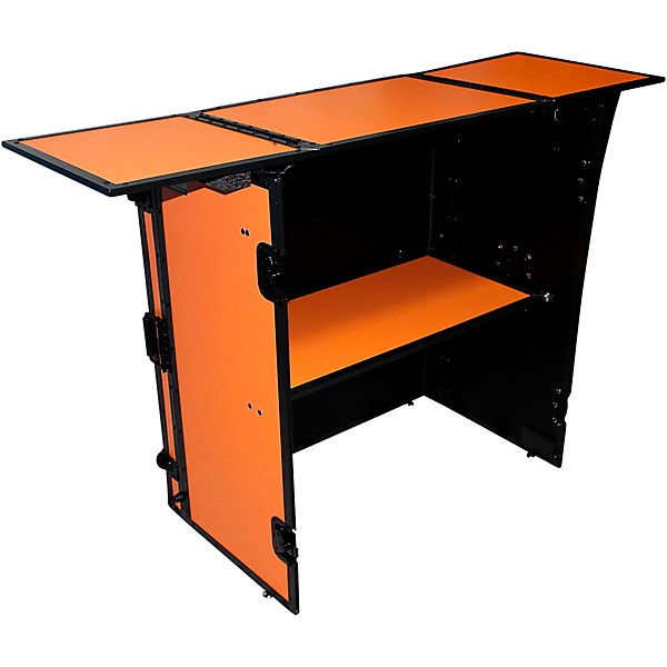 ProX Transformer Series Fold Away DJ Table - Orange/Black (XS-DJSTNRB)