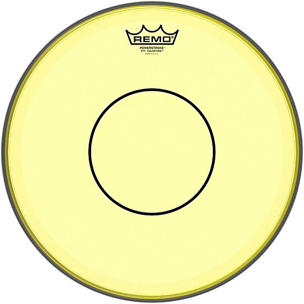 Remo Powerstroke 77 Colortone Yellow Drum Head 14 in.