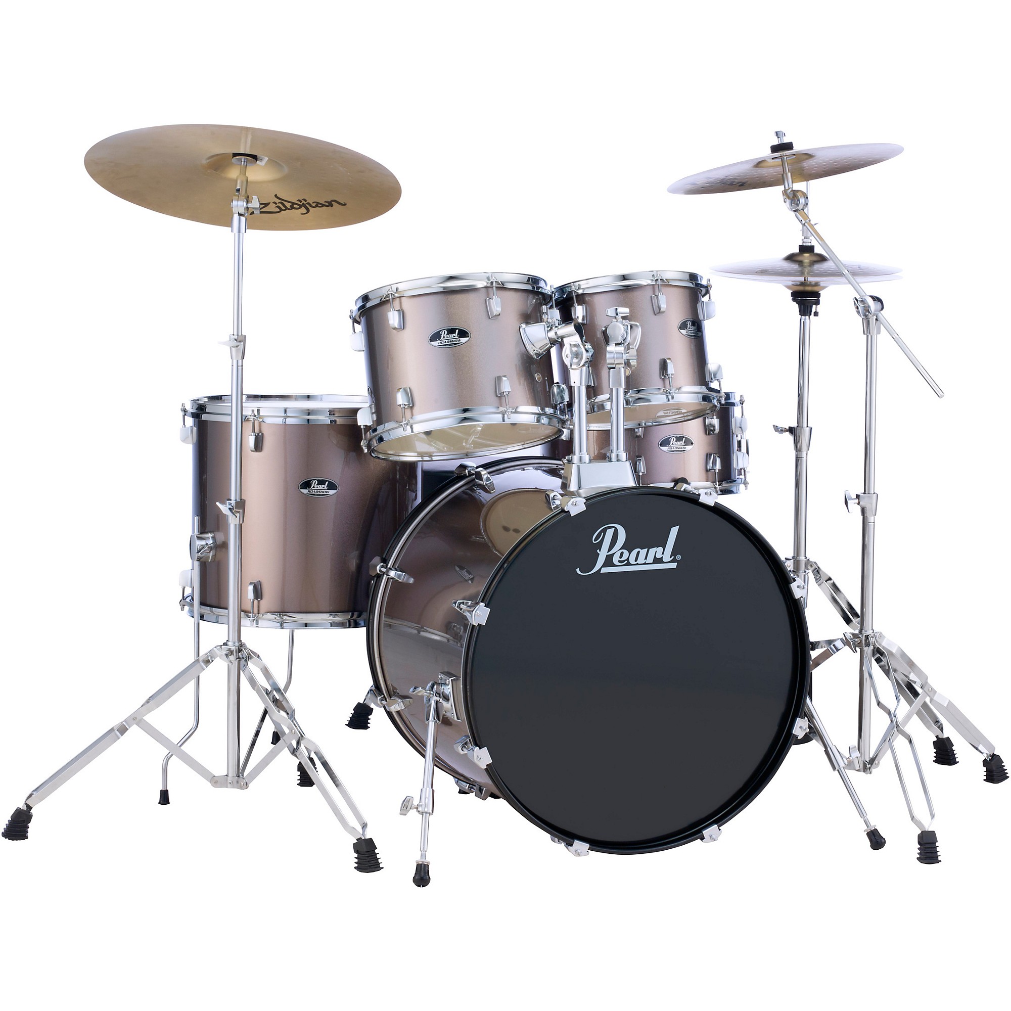 Open Box Roadshow Drum Set with Zildjian Cymbals Bronze Metallic