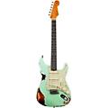 Fender Custom Shop 1962 Heavy Relic Stratocaster Electric Guitar Surf Green Over 3-Color Sunburst
