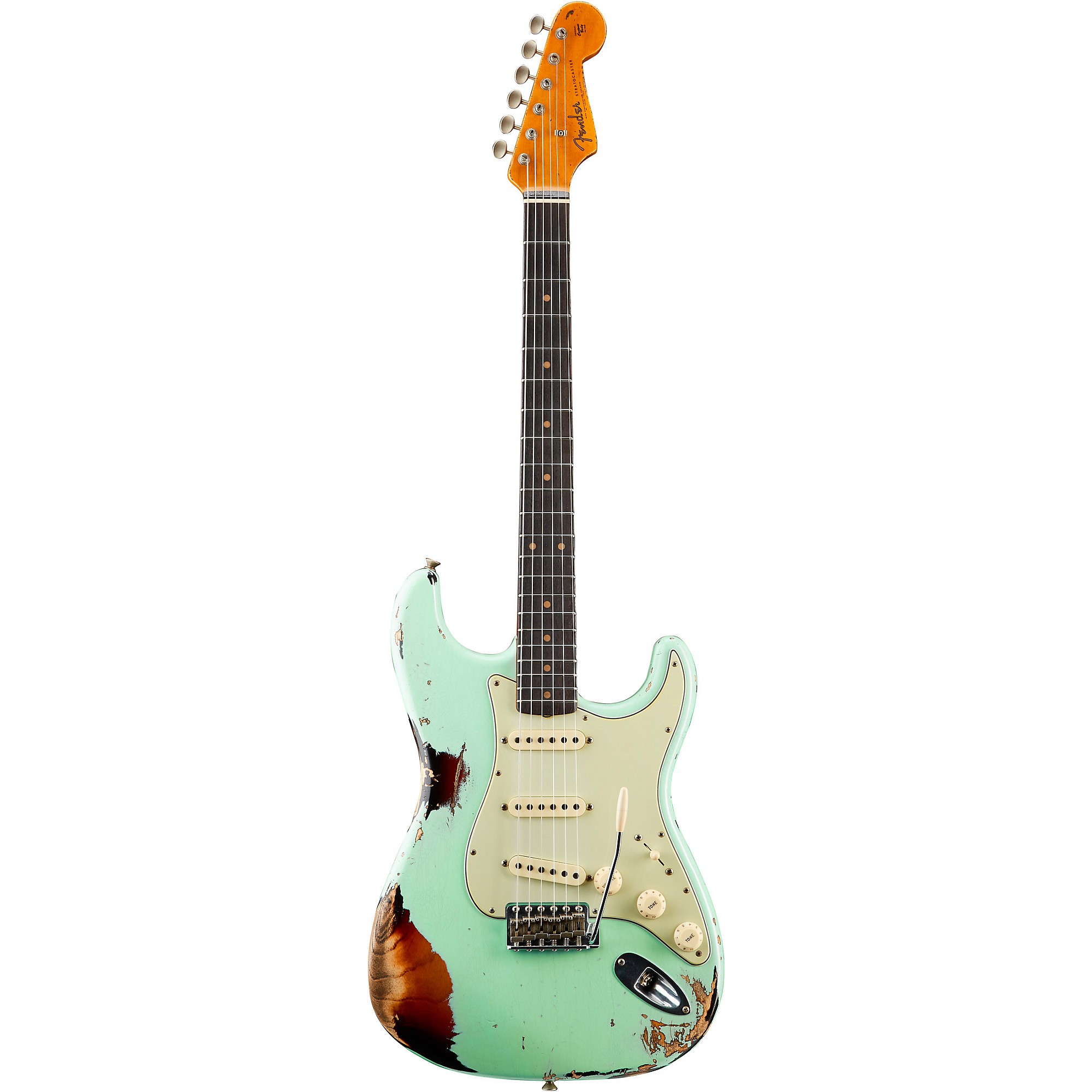 Platinum Fender Custom Shop 1962 Heavy Relic Stratocaster Electric