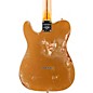 Fender Custom Shop '50s Custom Thinline Telecaster Electric Guitar Aged Aztec Gold over Gold Sparkle