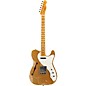 Fender Custom Shop '50s Custom Thinline Telecaster Electric Guitar Aged Aztec Gold over Gold Sparkle