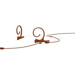 DPA Microphones d:fine FID88 capsule Directional Headset Microphone—Dual ear, 100mm boom, Brown