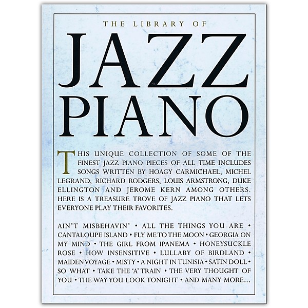 Music Sales The Library of Jazz Piano for Piano Solo