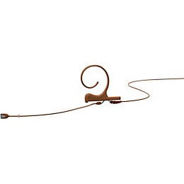 DPA Microphones d:fine FIO Slim Omnidirectional Headset Microphone, Single ear, 90mm boom, Microdot connector, Brown