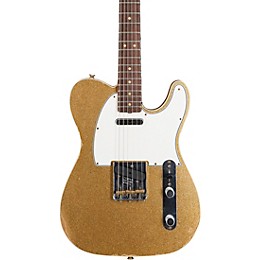 Fender Custom Shop 60s Relic Telecaster Custom Electric Guitar Faded Gold Sparkle