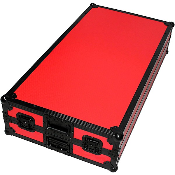 ProX Portable Z-Style Dj Table Flight Case - Red/Black (XS-ZTABLERB)