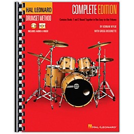 Hal Leonard Hal Leonard Drumset Method - Complete Edition Books 1 & 2 with Video and Audio