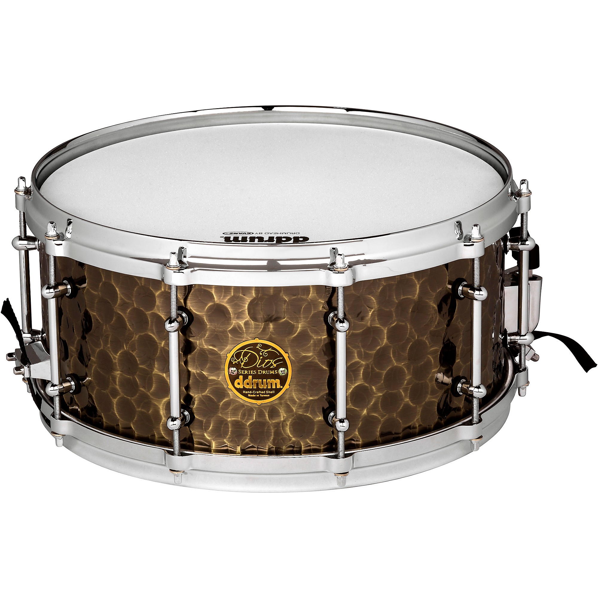 ddrum Dios Hand Hammered Bronze Snare Drum 14 x 6.5 in. Bronze