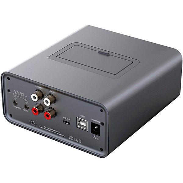 Open Box FiiO K5 Docking Headphone Amplifier/DAC Gray | Guitar Center