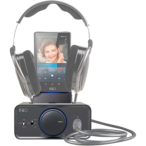 Open Box FiiO K5 Docking Headphone Amplifier/DAC Level 1 Gray